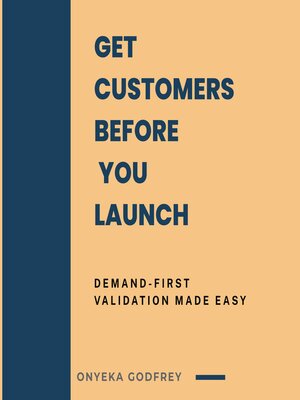 cover image of Get Customers Before You Launch